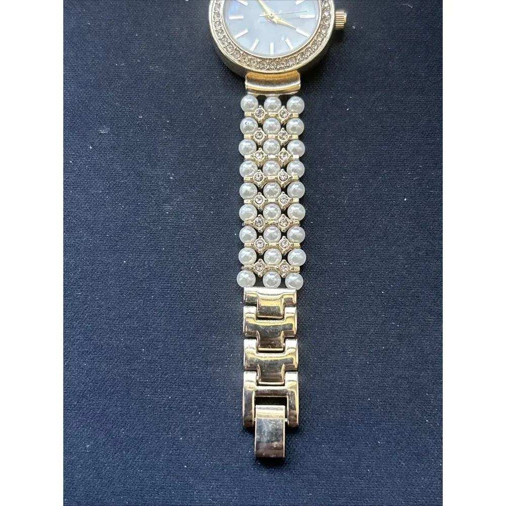 Charter Club MOP Dial Gold Tone Women’s Quartz Watch